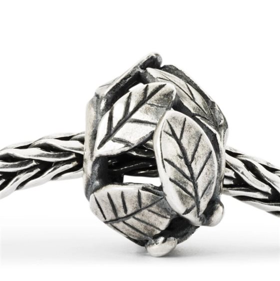 Charm Trollbeads in Argento SCRIGNO DI FOGLIE - SCRIGNO DI FOGLIE